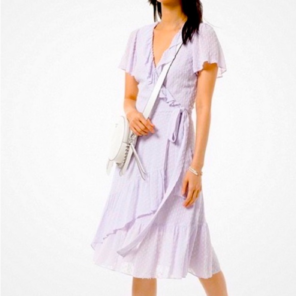 Michael Kors Lavender Wrap Dress | Size Medium